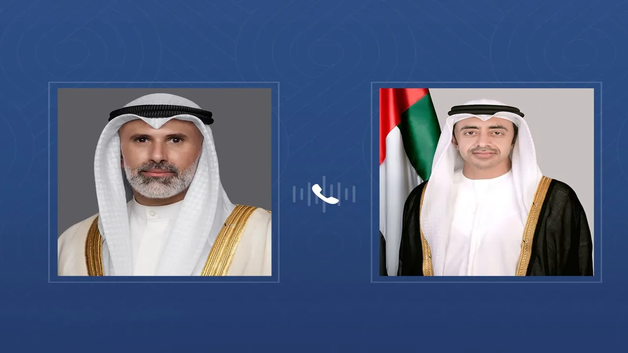 عبدالله بن زايد يعرب عن دعم الإمارات لكويت في حفظ أمنها واستقرارها